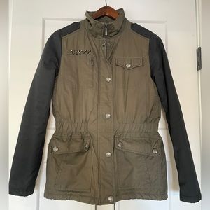 Laundry By Shelli Segal Green Military Jacket